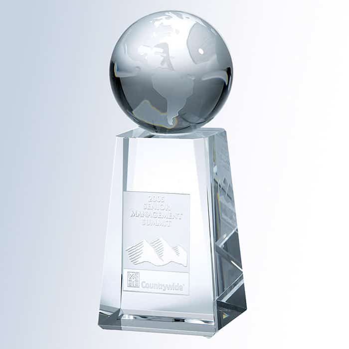 C5TBE - C5TBE | Crystal World Globe Column Award