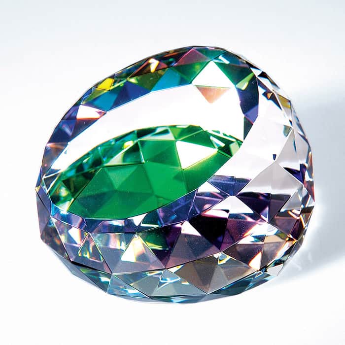 C666A - C666A | Crystal Rainbow Gem-Cut Round