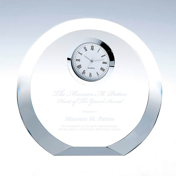 C683C - C683C | Crystal Circle Silver Clock