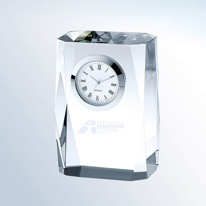 C685C - C685C | Crystal Beveled Column Clock
