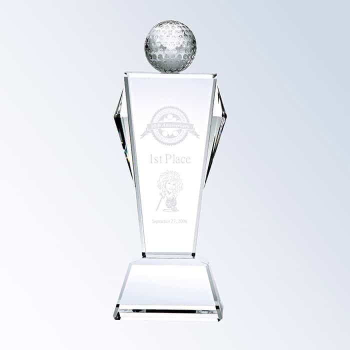 CS009G - CS009G | Crystal Golf Conqueror Award