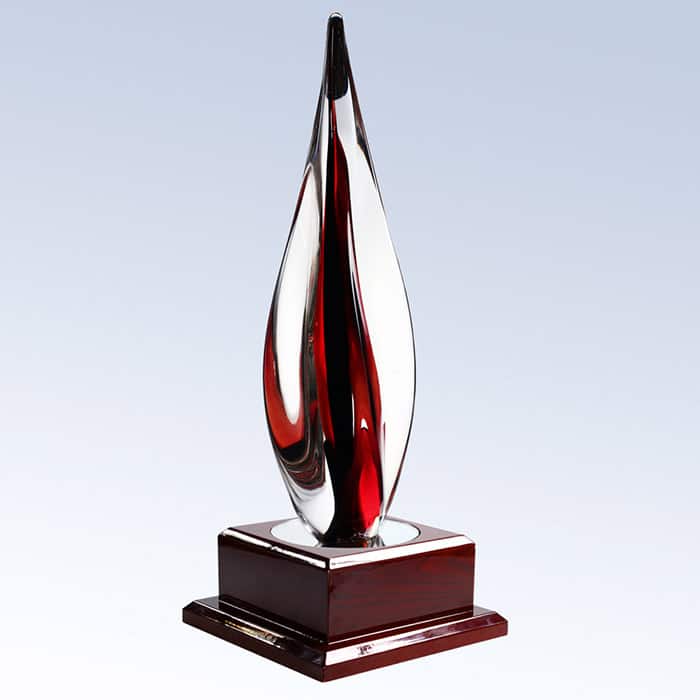 G1619 - G1619 | Black Contemporary Award with Rosewood Base