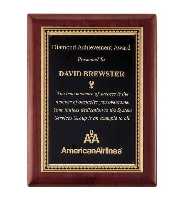 P3901-04 - P3901-04 | Rosewood Stained Piano Finish Plaque