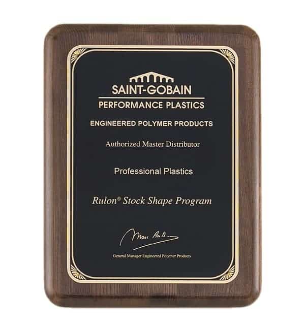 P4120-22 - P4120-22 | Walnut Stained Plaque with Sunburst Design