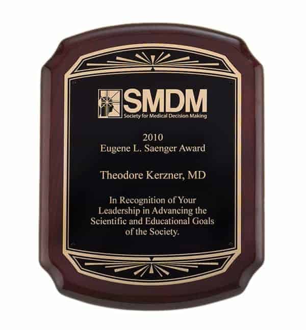 P4520-22 - P4520-22 | Rosewood Stained Piano Finish Plaque with Sunburst Design