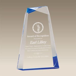 AWG - AWG | Acrylic Facet Wedge Award