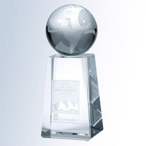 C5TBE - C5TBE | Crystal World Globe Column Award