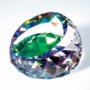 C666A - C666A | Crystal Rainbow Gem-Cut Round