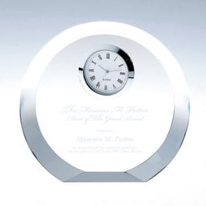 C683C - C683C | Crystal Circle Silver Clock