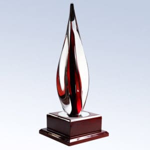 G1619 - G1619 | Black Contemporary Award with Rosewood Base