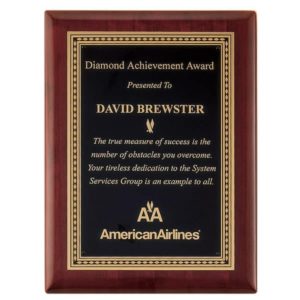 P3901-04 - P3901-04 | Rosewood Stained Piano Finish Plaque