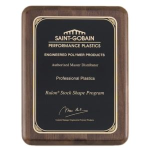 P4120-22 - P4120-22 | Walnut Stained Plaque with Sunburst Design