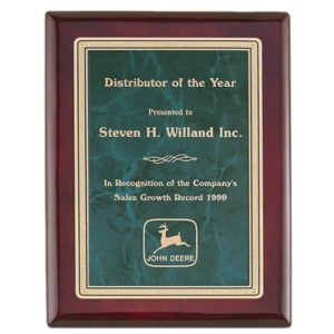 P4150-53 - P4150-53 | Rosewood Plaque with Emerald Marble Plate