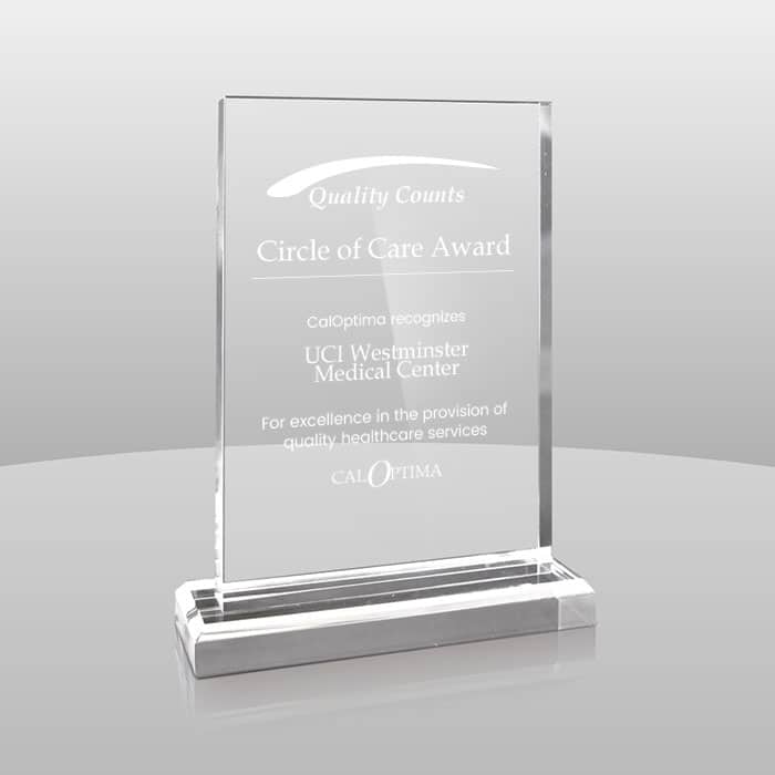 A-806V | Acrylic Rectangle II Award