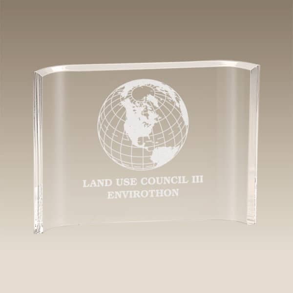 ACC | Acrylic Crescent Plaque