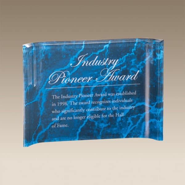 ACC | Acrylic Crescent Plaque