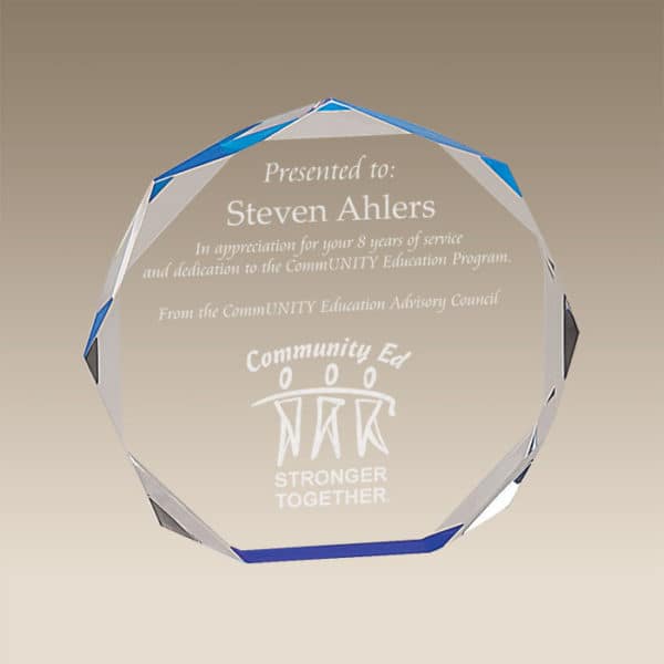 OCT | Acrylic Octagon Award
